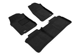 Toyota Avalon Floor Mat Set - Front and Rear - 3D MAXpider - Elegant Series - Black - `13-`18 Toyota Avalon Floor Mat Set - Front and Rear - 3D MAXpider - Elegant Series - Black - `13-`18